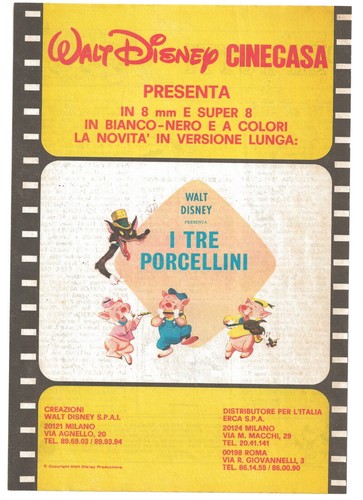 Pubblicità 1970 walt disney - 1970,