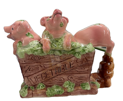 Teiera ceramica tre porcellini - ceramica,