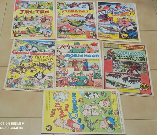 Lotto vintage gli - albi, tre