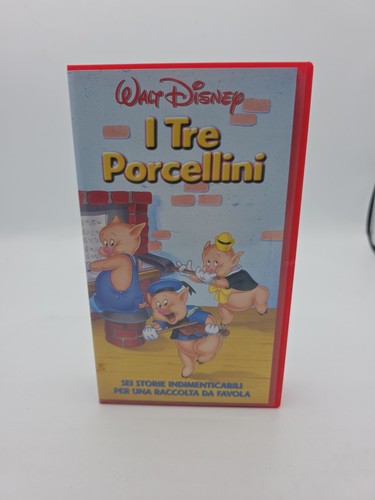 Tre porcellini vhs disney - tre,