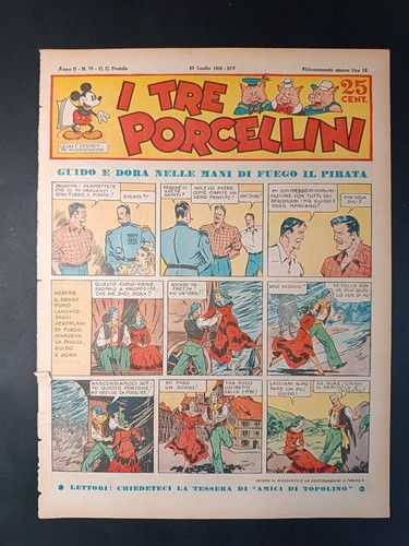 Fumetto tre porcellini - tre,